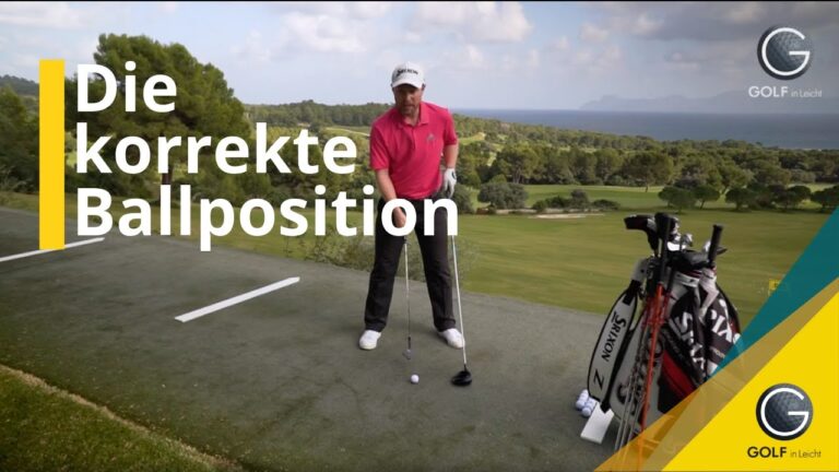 Die Bedeutung der optimalen Ballposition im Golf