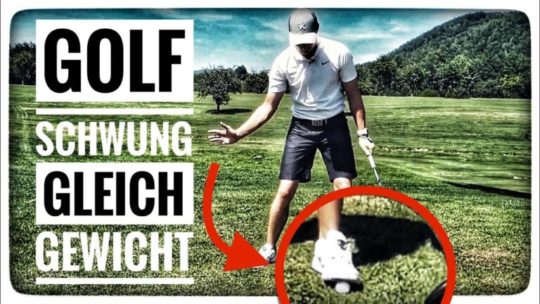 Golfschwung Optimierung durch verbessertes Gleichgewicht