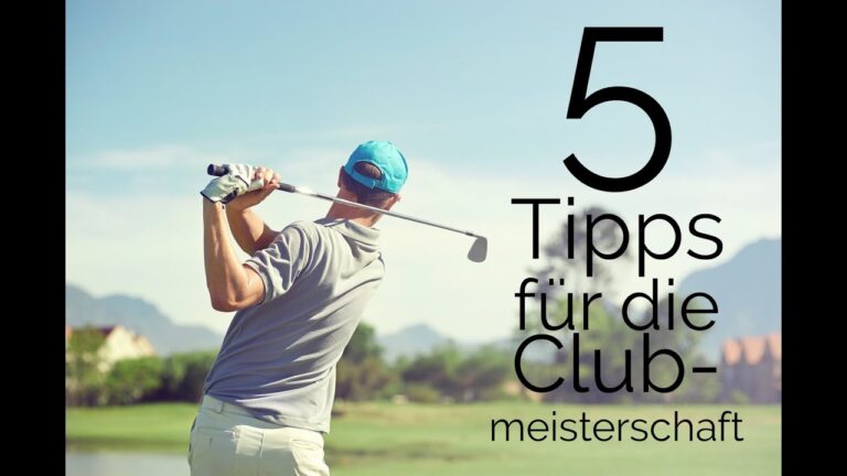 Optimale Strategien f&uuml;r den Golfturniermodus